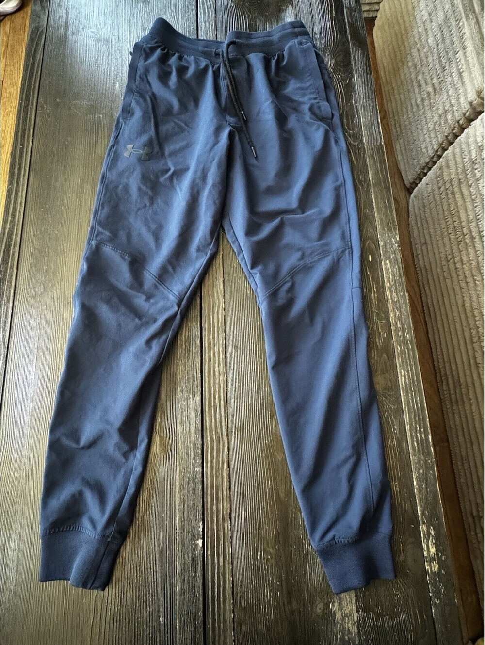Under Armour Jogger Pants Womens Small Navy Blue Athletic Training Activewear